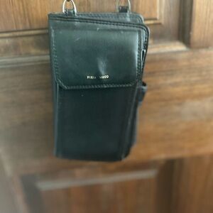 Pixie Mood Black Leather Crossbody